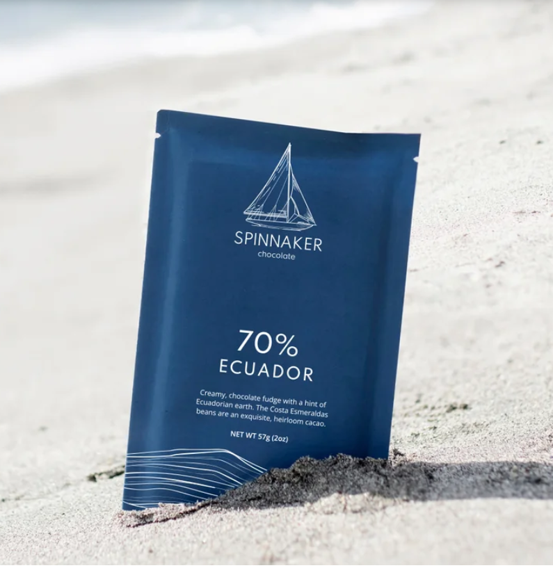 Spinnaker Chocolate craft bean to bar chocolate banner