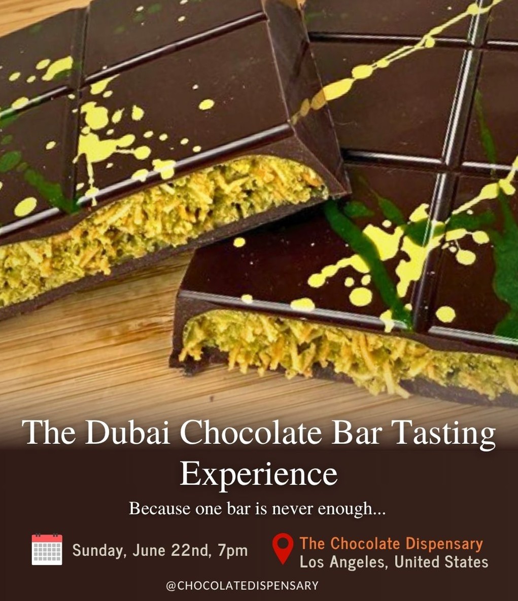Dubai Bar Chocolate Tasting at The Chocolate Dispensary - California, United States