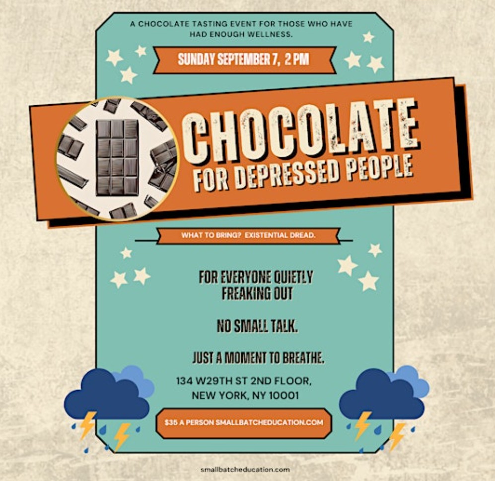 Chocolate for Depressed People by Small Batch Chocolate - New York, United States