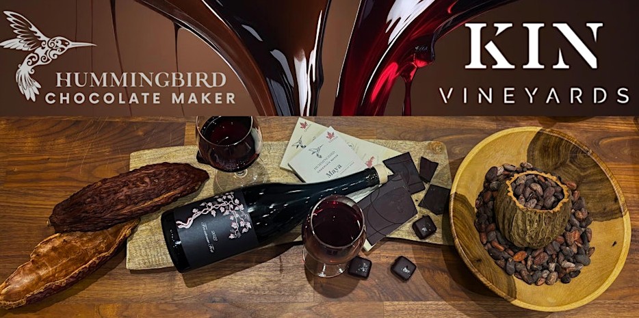 Chocolate and Wine at Hummingbird Chocolate Sept 2025 - Ontario, Canada