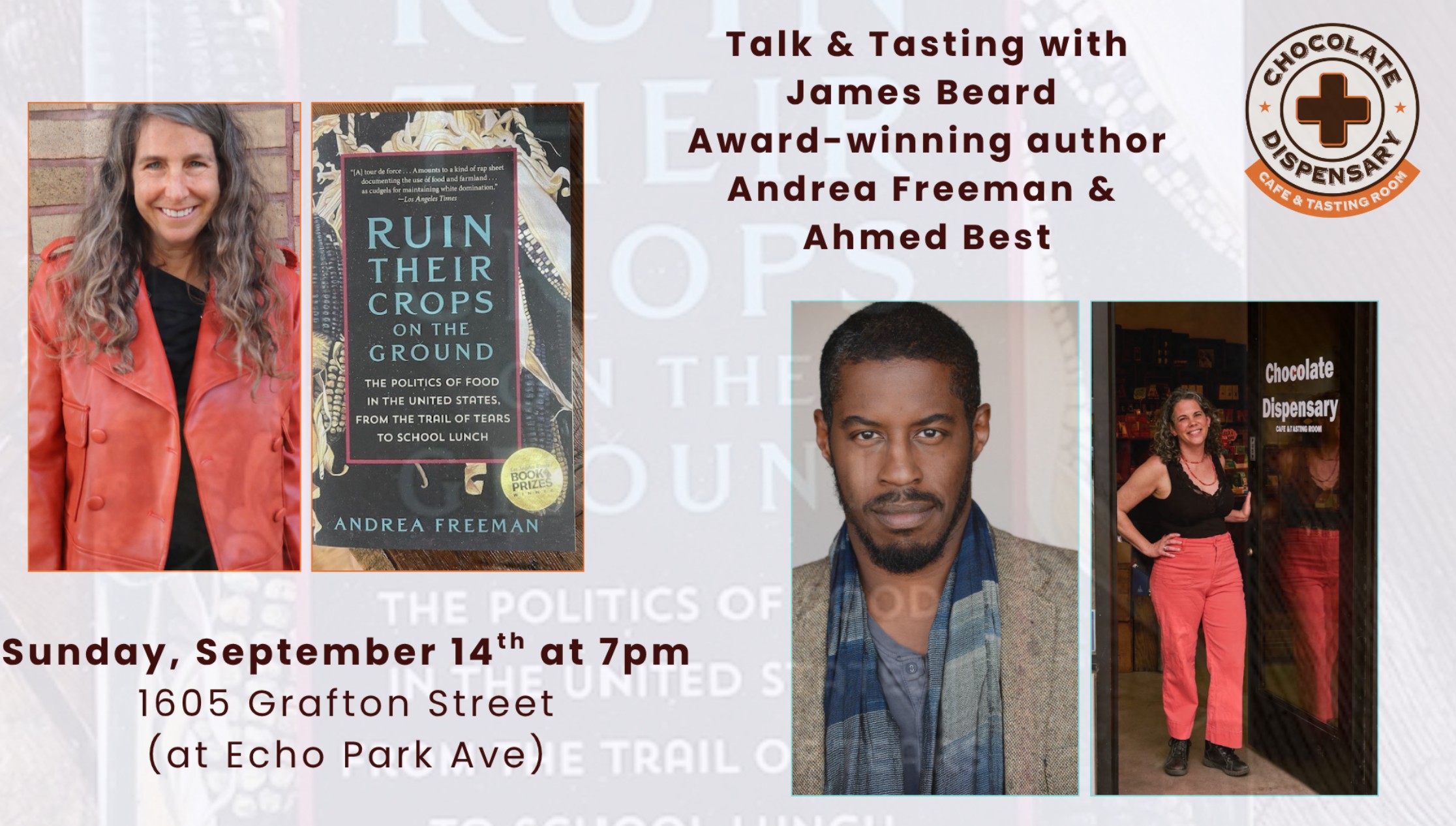 Talk and Tasting with Andrea Freeman at The Chocolate Dispensary - California, United States