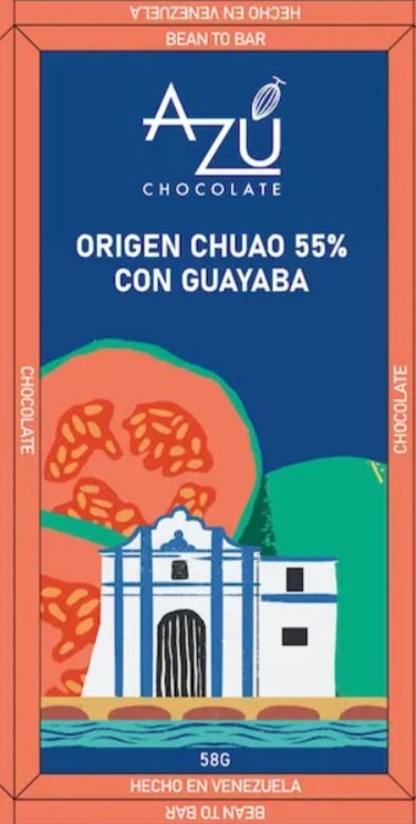 Azú Chocolate Chuao Chocolate Bar with Guava