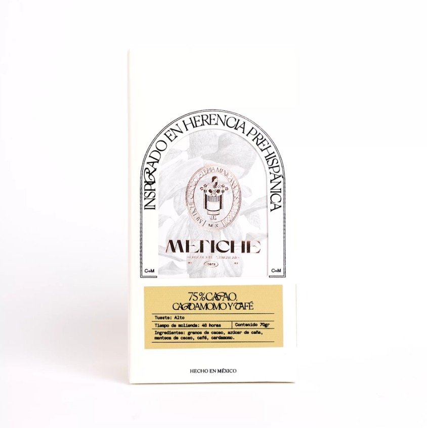 Chocolate Metiche
75% COCOA & COFFEE and CARDAMOM