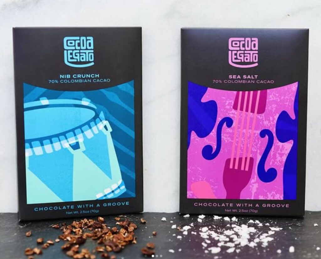 Cocoa Legato Chocolate craft bean to bar chocolate banner