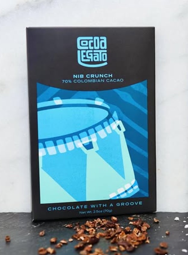 Cocoa Legato Nib Crunch 70% Colombian Cacao