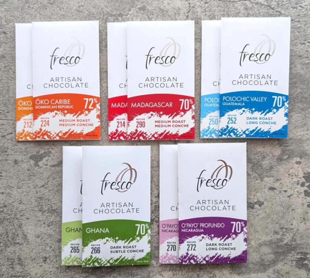 Fresco Chocolate Chocolate craft bean to bar chocolate banner