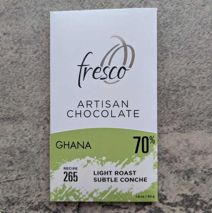 Ghana 70% Light Roast Chocolate – Recipe 265