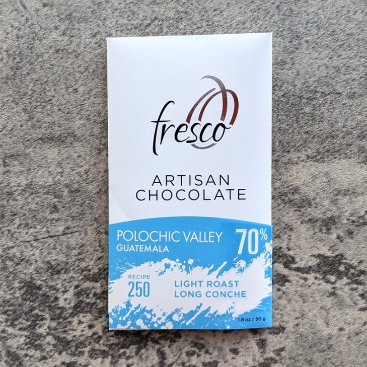 Guatemala Polochic Valley 70% Light Roast Chocolate – Recipe 250