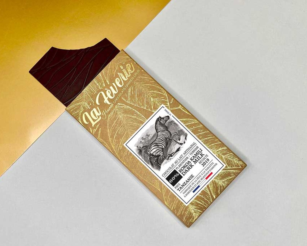 Hasnaâ Chocolat Grands Crus Intense milk chocolate bar – Tanzania Chiwa Chiwa Village Dark Milk 60%