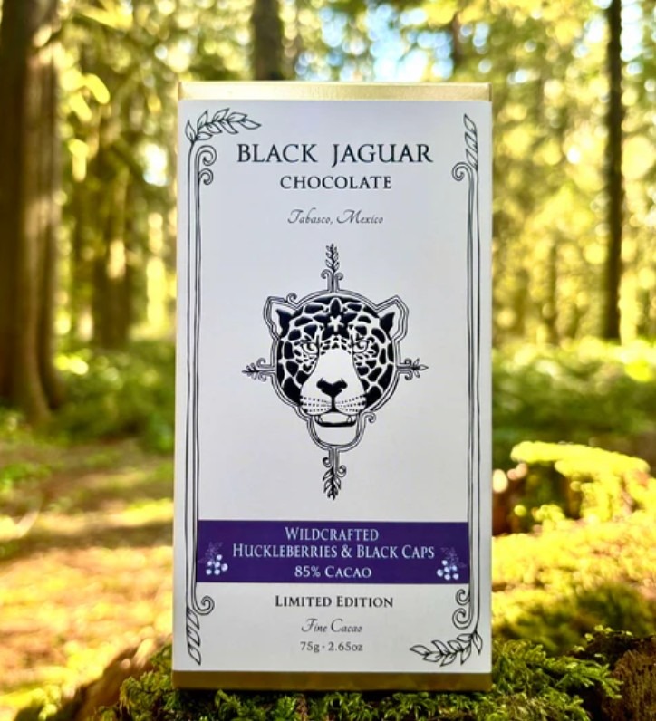 Wildcrafted Evergreen Huckleberry & Black Caps – 85% Cacao