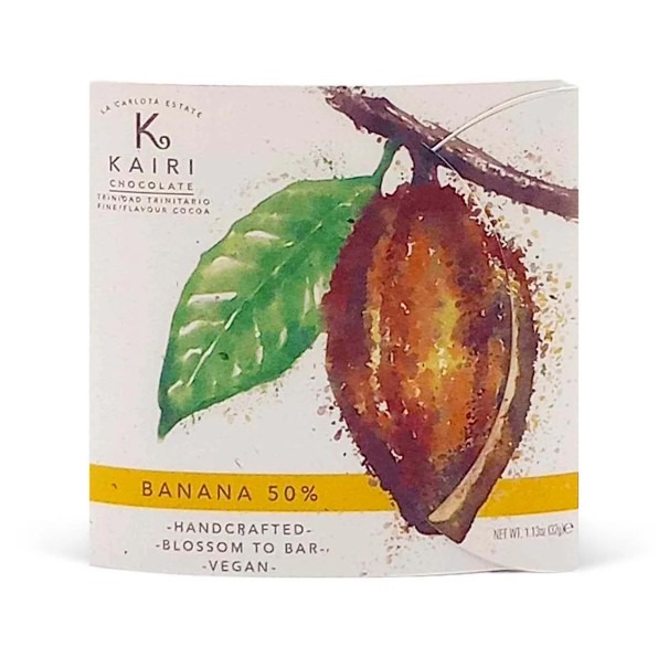 Kairi Chocolate Banana 50% Dark Vegan Milk,