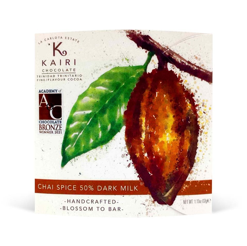 KAIRI Chocolate Chai Spice 50% Dark Milk Chocolate