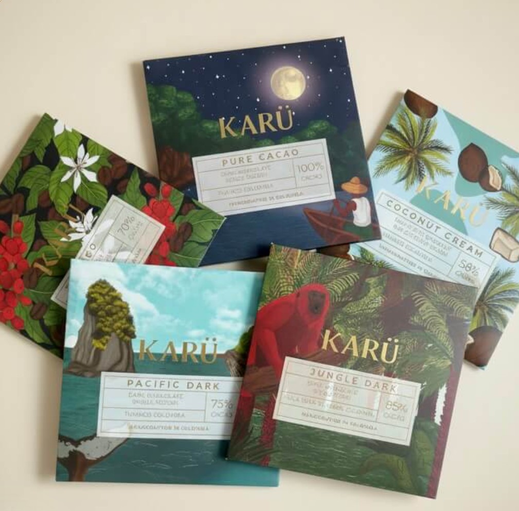 Karu Chocolate craft bean to bar chocolate banner