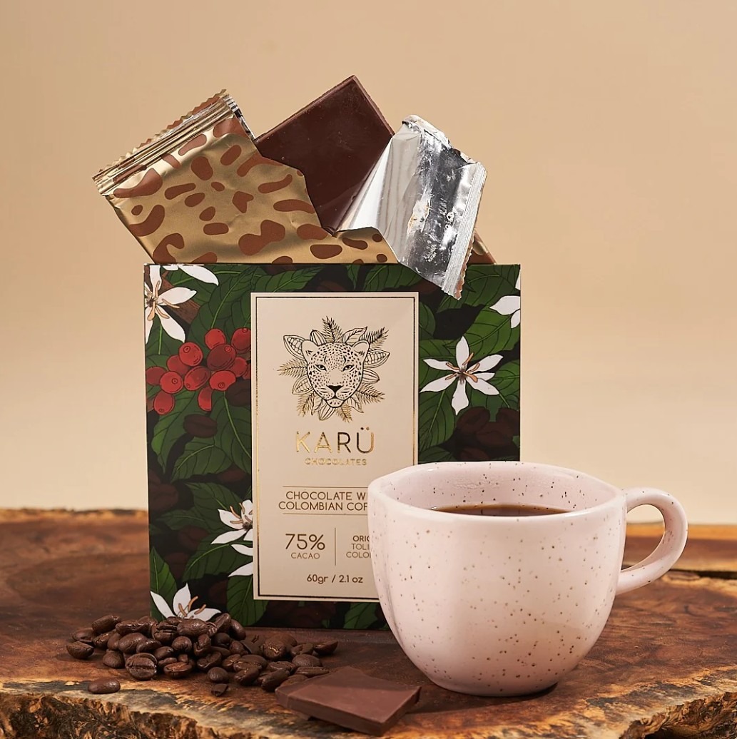KARÜ TINTICO  70% dark chocolate with Coffee•