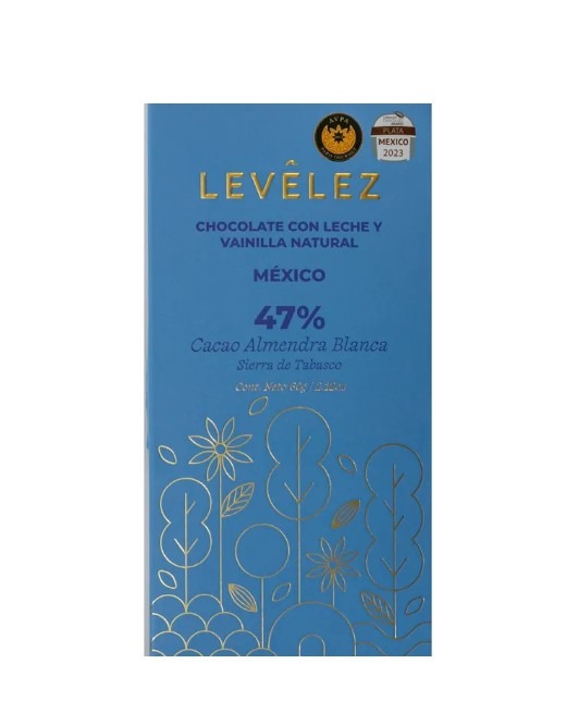 Levêlez Chocolate Milk Chocolate with Vanilla 47% – Milk