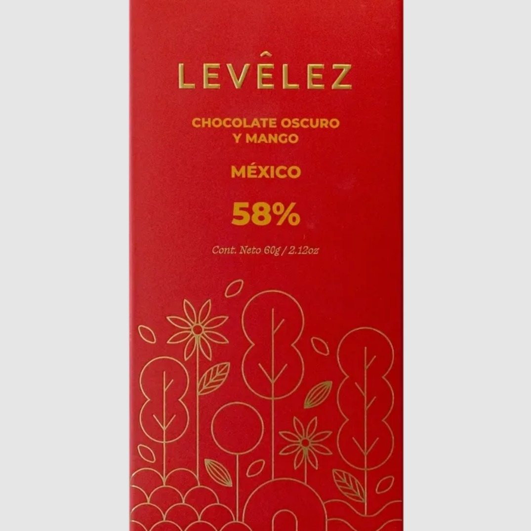 Levelez Mango Dark Chocolate 58%