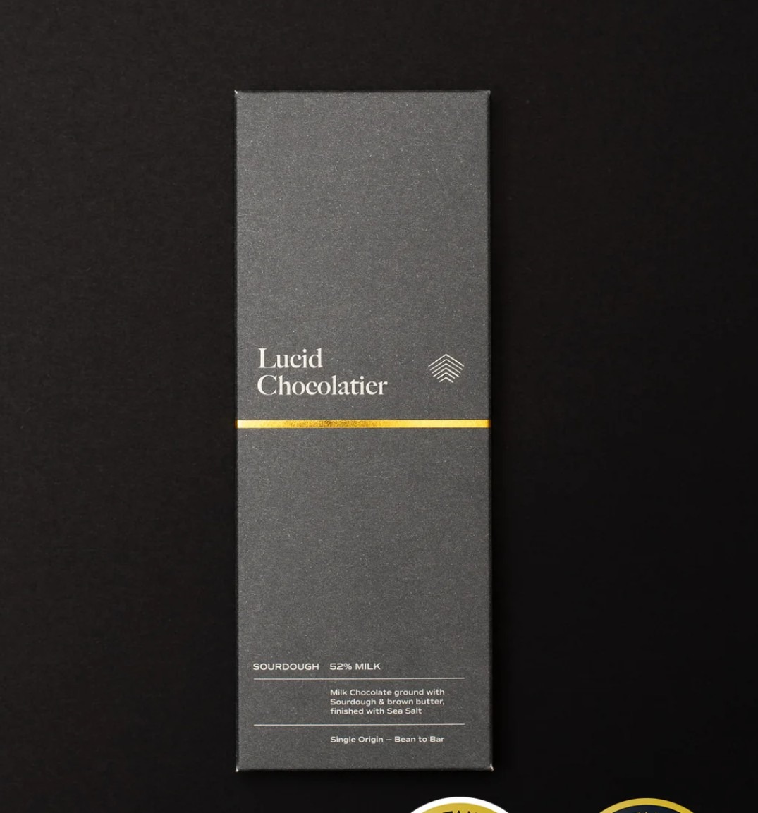 Lucid Chocolatier 52% Sourdough, Brown Butter & Sea Salt
