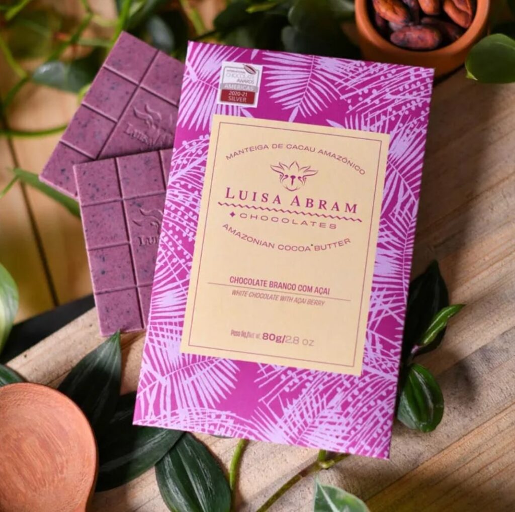 Luisa Abram White Chocolate Bar with Acai