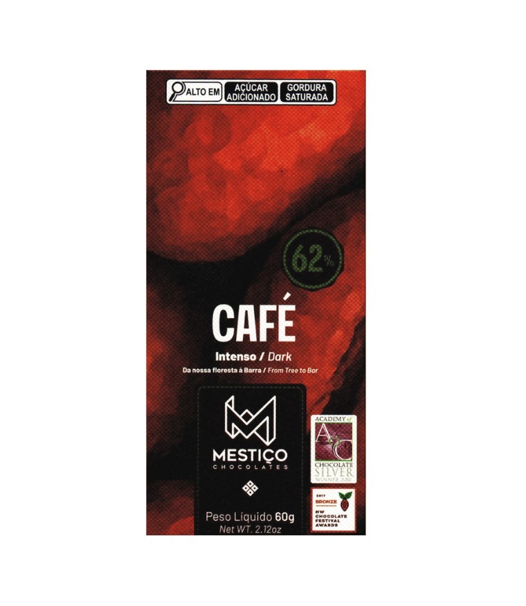Mestiço Chocolates Coffee – 62% – Chocolate Bean to Bar