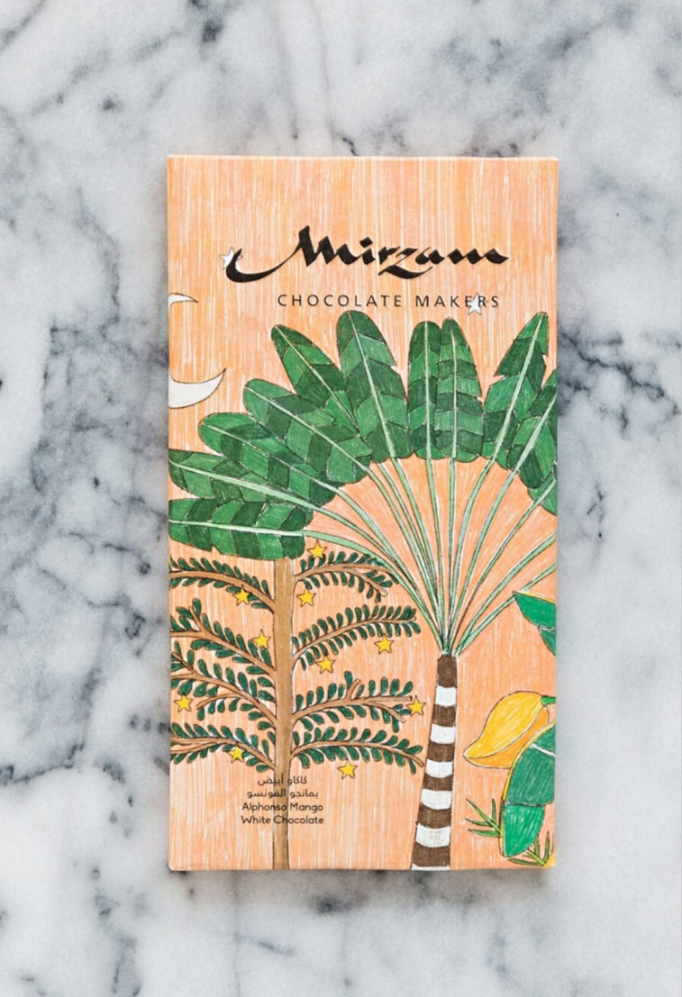 Mirzam Chocolate Makers Alphonso Mango White Chocolate