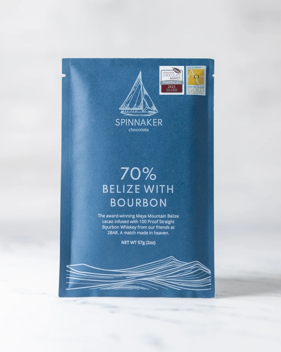 Spinnaker Chocolate 70% Belize with Bourbon