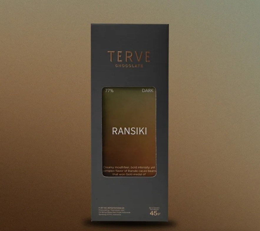 Terve Chocolate Dark Chocolate Ransiki 77%