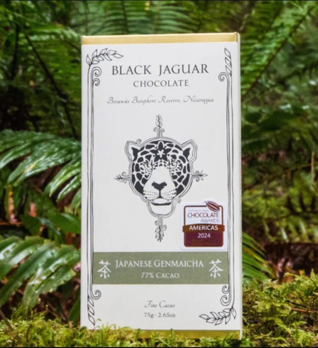 Japanese Genmaicha – 77% Cacao