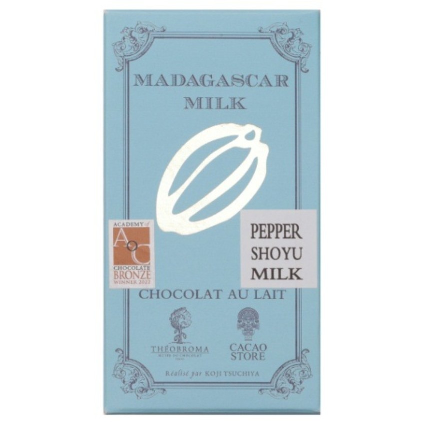 Musée du Chocolat Théobroma Madagascar Project Milk with Pepper & Soy Sauce