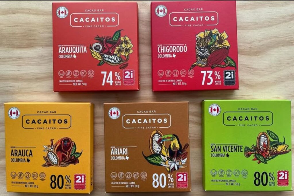 Cacaitos chocolate banner