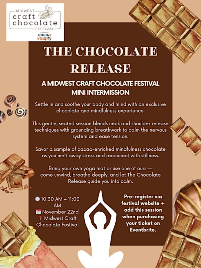 Chocolate Yoga Little Blue River Yoga Shyla Sharp