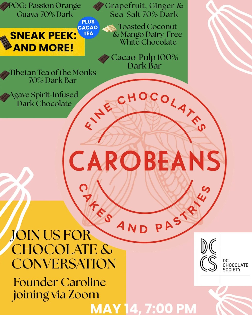 Carobeans Chocolate May 2026 DC Choc Society Meetup - Washington D.C, United States