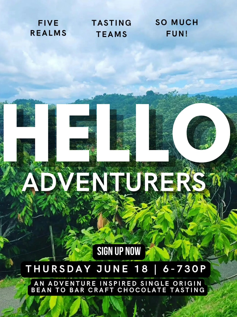Intro to Chocolate: Hello Adventurers June 2026 by Peace on Fifth - Ohio, United States